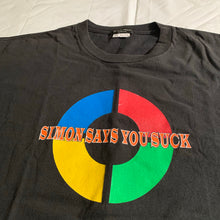 Load image into Gallery viewer, aw2011 CDGH+ Decadence Reconstructed Vintage Simon Says You Suck Extended Tee - Size XL