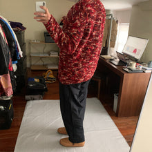 Load image into Gallery viewer, aw2002 Yohji Yamamoto Oversized Red Textured Silk Knit - Size XL