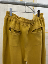 Load image into Gallery viewer, 1980s Issey Miyake Yellow Sweatpants with Ribbed Pocket Detailing - Size OS