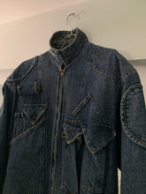 Load image into Gallery viewer, 1980s Katharine Hamnett Washed Denim Cargo Bomber - Size OS