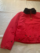 Load image into Gallery viewer, 2000s Vintage Jipijapa Red Nylon Backzip Jacket with Removable Fur Collar - Size M