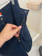 Load image into Gallery viewer, 1990s Mickey Brazil Canvas Fatigue Cargo Shorts with Back Monkey Pocket - Size XS
