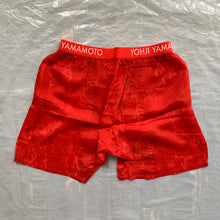 Load image into Gallery viewer, aw2009 Yohji Yamamoto Red Cupro Cobra Shorts - Size XL