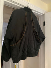 Load image into Gallery viewer, 1980s Issey Miyake Dual Backzip Heavy Cotton Bomber Jacket with Asymmetric Closure - Size XL