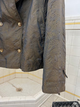 Load image into Gallery viewer, 1980s Armani Iridescent Paisley Cropped Double-Breasted Jacket - Size S