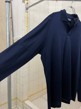 Load image into Gallery viewer, Late 1990s Mandarina Duck Navy Super Light Cotton Long Sleeve Polo - Size M