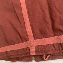 Load image into Gallery viewer, 1990s Armani Object Dyed Bordeaux Blouson with Pink Contrast Pipping - Size XL