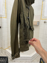 Load image into Gallery viewer, 1980s Marithe Francois Girbaud x Complements Dark Khaki Cargo Jacket with Front Buckle Closures - Size M