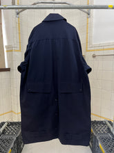 Load image into Gallery viewer, 1980s Katharine Hamnett Heavy Twill Oversized Cargo Trench Coat with Adjustable Hem - Size OS