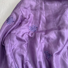 Load image into Gallery viewer, ss1993 Yohji Yamamoto Sample Purple Silk Dragon Embroidered Bomber - Size M