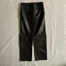 Load image into Gallery viewer, aw1999 Issey Miyake Black Leather Pants - Size M