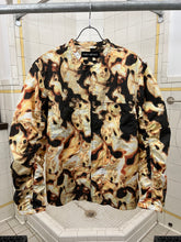 Load image into Gallery viewer, aw2010 Issey Miyake Articulated Sleeve Nylon Lava Graphic Jacket - Size XL