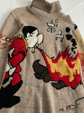 Load image into Gallery viewer, 2010s Yohji Yamamoto x Cyborg 009 Intarsia Turtleneck - Size M