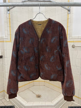 Load image into Gallery viewer, 1990s Armani Graphic Corduroy Liner Jacket with Fleece Lining - Size M