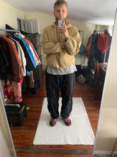 Load image into Gallery viewer, 1990s Armani Faded Yellow Paneled Hooded Work Jacket  - Size XL