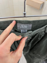 Load image into Gallery viewer, 1980s Marithe Francois Girbaud Green Patch Pocket Paneled Trousers with Adjustable Synch Hem Detail - Size M