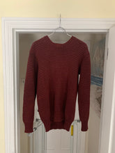 Load image into Gallery viewer, 1980s CDGH Maroon Heavy Cotton Knitted Sweater - Size M