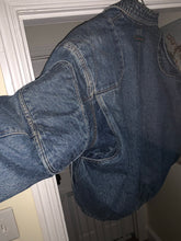 Load image into Gallery viewer, aw1986 Katharine Hamnett Denim Cargo Bomber Jacket - Size L