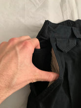 Load image into Gallery viewer, 1980s Katharine Hamnett Black High Waist &amp; Tapered Military Trousers - Size S