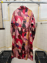 Load image into Gallery viewer, aw1997 Yohji Yamamoto Polyurethane Coated Abstract Print Trench Coat - Size OS