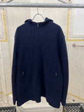 Load image into Gallery viewer, Late 1990s Mandarina Duck Raw Cut Boiled Wool Hooded Parka - Size XL