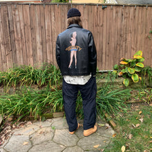 Load image into Gallery viewer, aw1991 Yohji Yamamoto 6.1 The Men Ready For Duty Pinup Leather Jacket - Size M