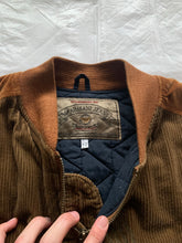 Load image into Gallery viewer, 1990s Armani Painted Corduroy and Velour Bomber - Size XL
