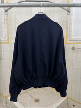Load image into Gallery viewer, 1990s Katharine Hamnett Wide Bomber with Articulated Ribbed Cuffs in Navy - Size L