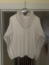 Load image into Gallery viewer, 2001 Bernhard Willhelm Lung Embroidered White Hoodie - Size M