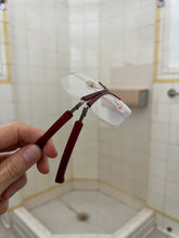 Load image into Gallery viewer, 1990s Issey Miyake x Alain Mikli Multi-Fold Red Sunglasses - Size OS