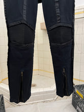 Load image into Gallery viewer, ss1994 Issey Miyake Cotton Moto Trousers with Ribbed Knee Panels - Size M