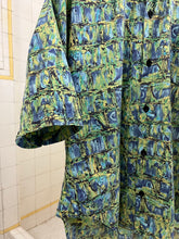 Load image into Gallery viewer, 1980s Katharine Hamnett Green Brick Graphic Shirt - Size M