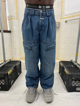 Load image into Gallery viewer, 1980s Marithe Francois Girbaud Denim Shuttle Cargo Pants - Size M