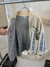 Load image into Gallery viewer, 1980s Marithe Francois Girbaud Wide Intarsia Zippered Sweater - Size L