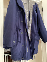 Load image into Gallery viewer, 1990s Katharine Hamnett Navy Parka - Size M