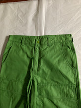 Load image into Gallery viewer, ss2007 Issey Miyake Slime Green Coated Nylon Tactical Pants - Size L