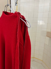 Load image into Gallery viewer, 2000s Armani Rib Knit Sweater with Sleeve Zipper - Size M