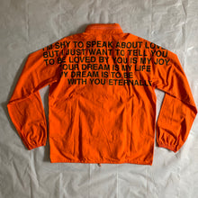 Load image into Gallery viewer, ss2002 Junya Watanabe Orange Poem Windbreaker Jacket - Size M