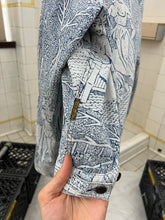 Load image into Gallery viewer, 1990s Armani Printed Graphic Trucker Jacket - Size XL