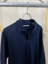 Load image into Gallery viewer, Late 1990s Mandarina Duck Navy Super Light Cotton Long Sleeve Polo - Size M
