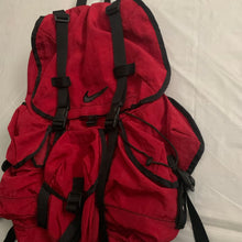 Load image into Gallery viewer, 1990s Vintage Nike Red Nylon Parachute Backpack - Size OS