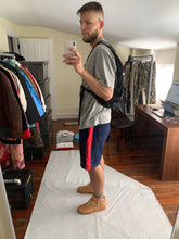 Load image into Gallery viewer, 2010s Cav Empt Navy Cotton Sweatshorts with Ribbed Side Seams - Size XL