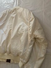 Load image into Gallery viewer, 1990s Armani Oversized White Nylon Bomber Jacket - Size OS