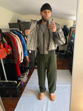 Load image into Gallery viewer, aw1994 Issey Miyake Dual Zip Robocop Bomber with Coated Nylon - Size XL