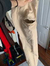 Load image into Gallery viewer, 2000s Armani Beige Gimmick Cargo Pocket Work Pants - Size S
