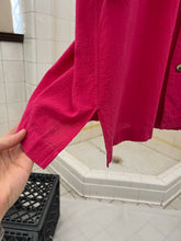 Load image into Gallery viewer, ss1995 Issey Miyake Oversized Object Dyed Magenta Shirt - Size XL