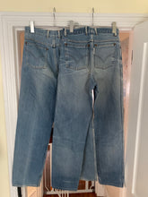 Load image into Gallery viewer, 1990s CDGH Faded Vintage White Label Denim with Knee Blowout - Size S