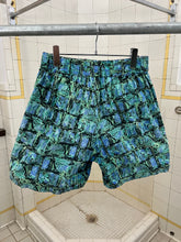 Load image into Gallery viewer, 1990s Katharine Hamnett Blue Hawaiian Print Shorts - Size M