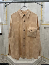 Load image into Gallery viewer, ss1994 Armani Mixed Weave Cotton Beige Cargo Shirt - Size L