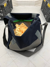 Load image into Gallery viewer, Late 1990s Mandarina Duck Navy Messenger Bag - Size OS